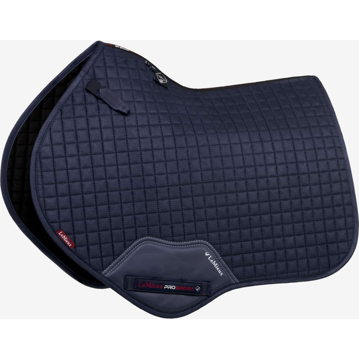 LeMieux Tapis de Selle Suede Square Close Contact Marin