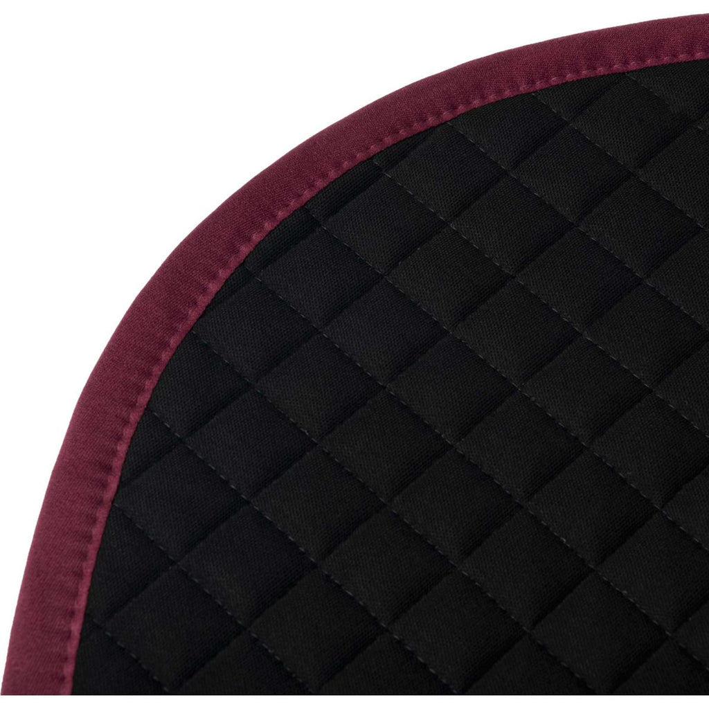 LeMieux Tapis de Selle Cotton Square Close Contact Bordeaux