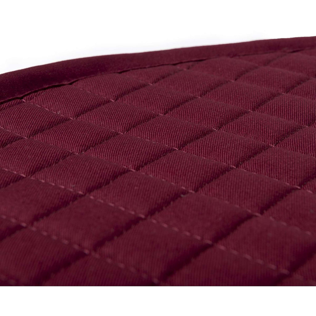 LeMieux Tapis de Selle Cotton Square Close Contact Bordeaux