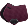 LeMieux Tapis de Selle Cotton Square Close Contact Bordeaux