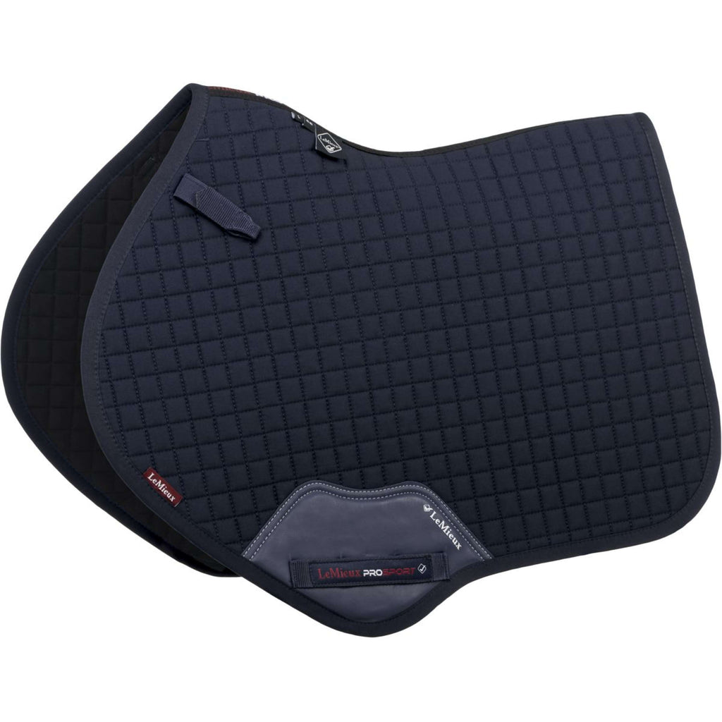 LeMieux Tapis de Selle Cotton Square Close Contact Marin