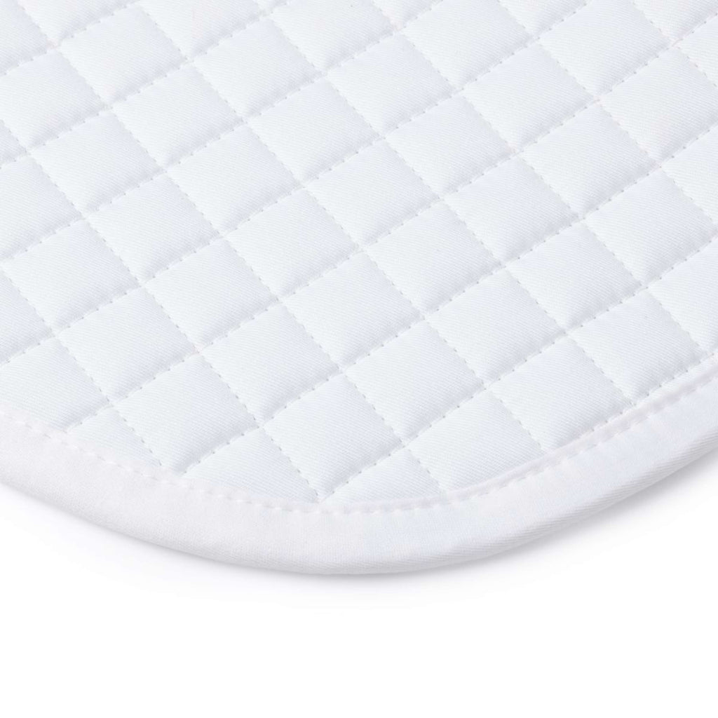 LeMieux Tapis de Selle Cotton Half Square Close Contact Blanc