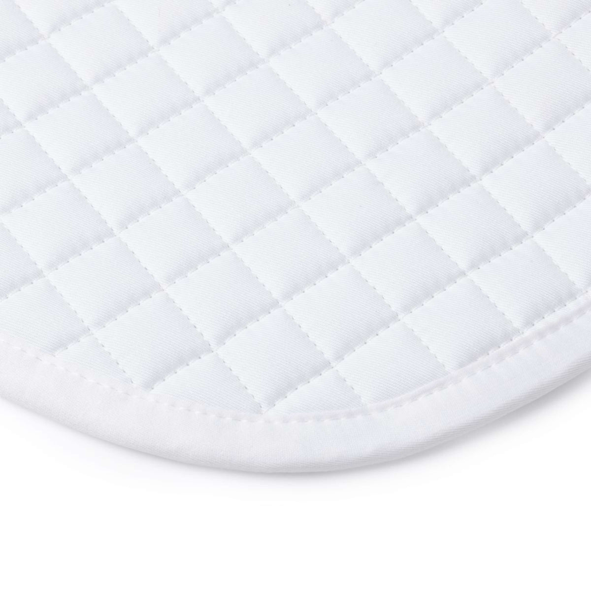 LeMieux Tapis de Selle Cotton Half Square Close Contact Blanc