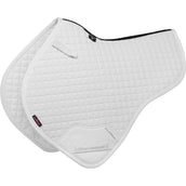LeMieux Tapis de Selle Cotton Half Square Close Contact Blanc