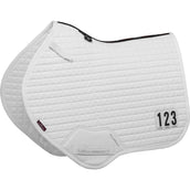 LeMieux Tapis de Selle Cotton Competition Square Close Contact Blanc