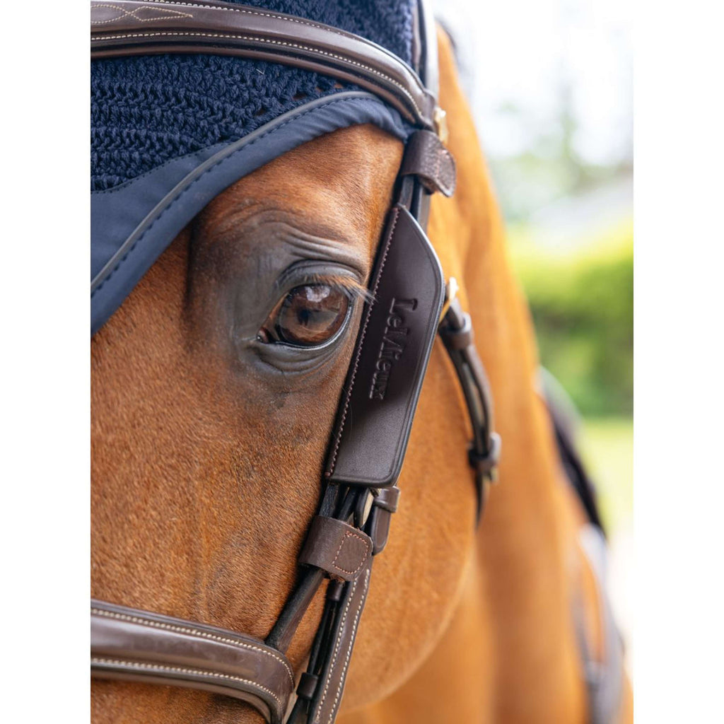 LeMieux Blinker Leather Havane