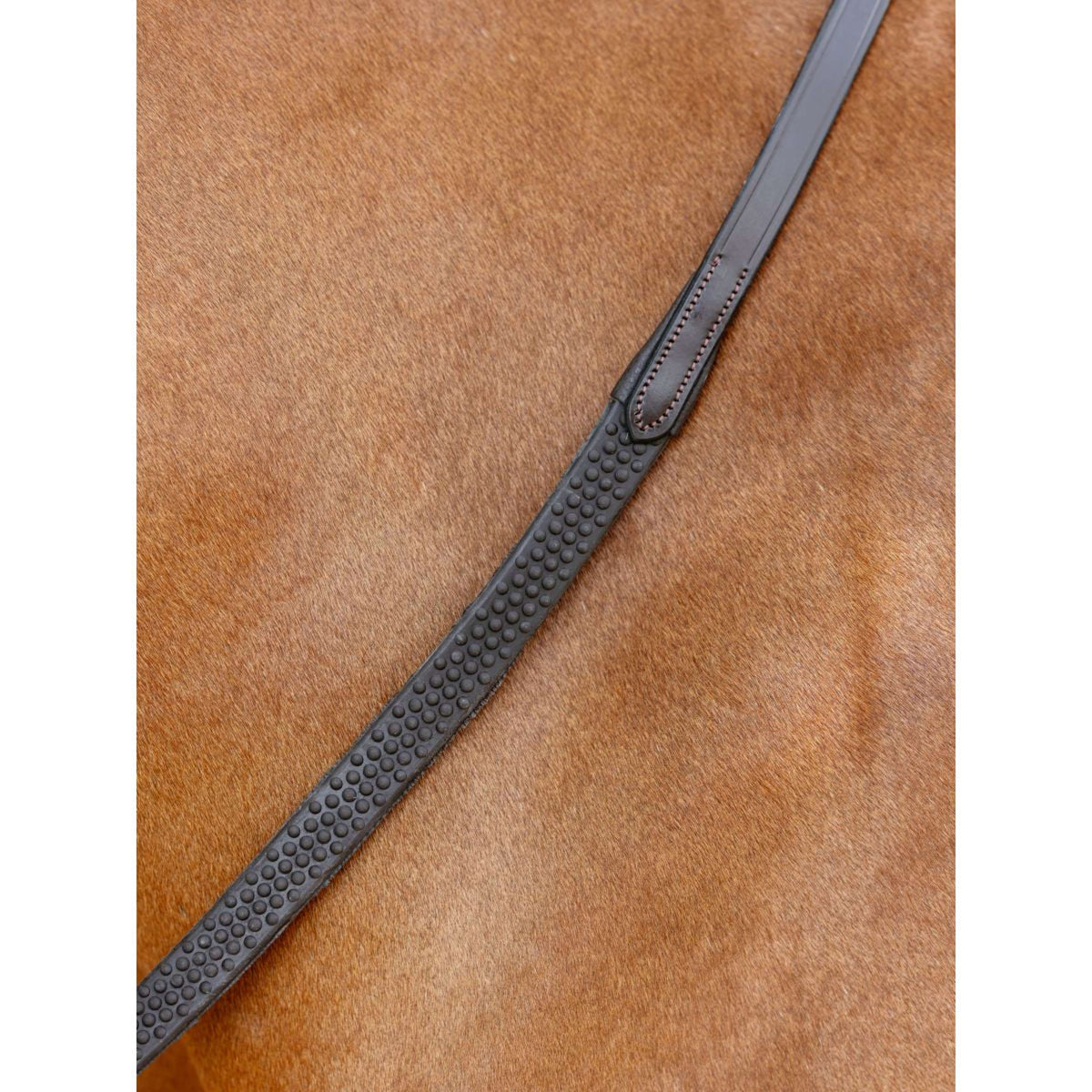 LeMieux Rênes Soft Rubber Havana/Silver