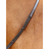 LeMieux Rênes Soft Rubber with Stoppers Havana/Brass