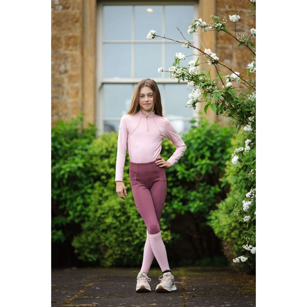 LeMieux Legging d'Équitation Orla Enfants Rosewood