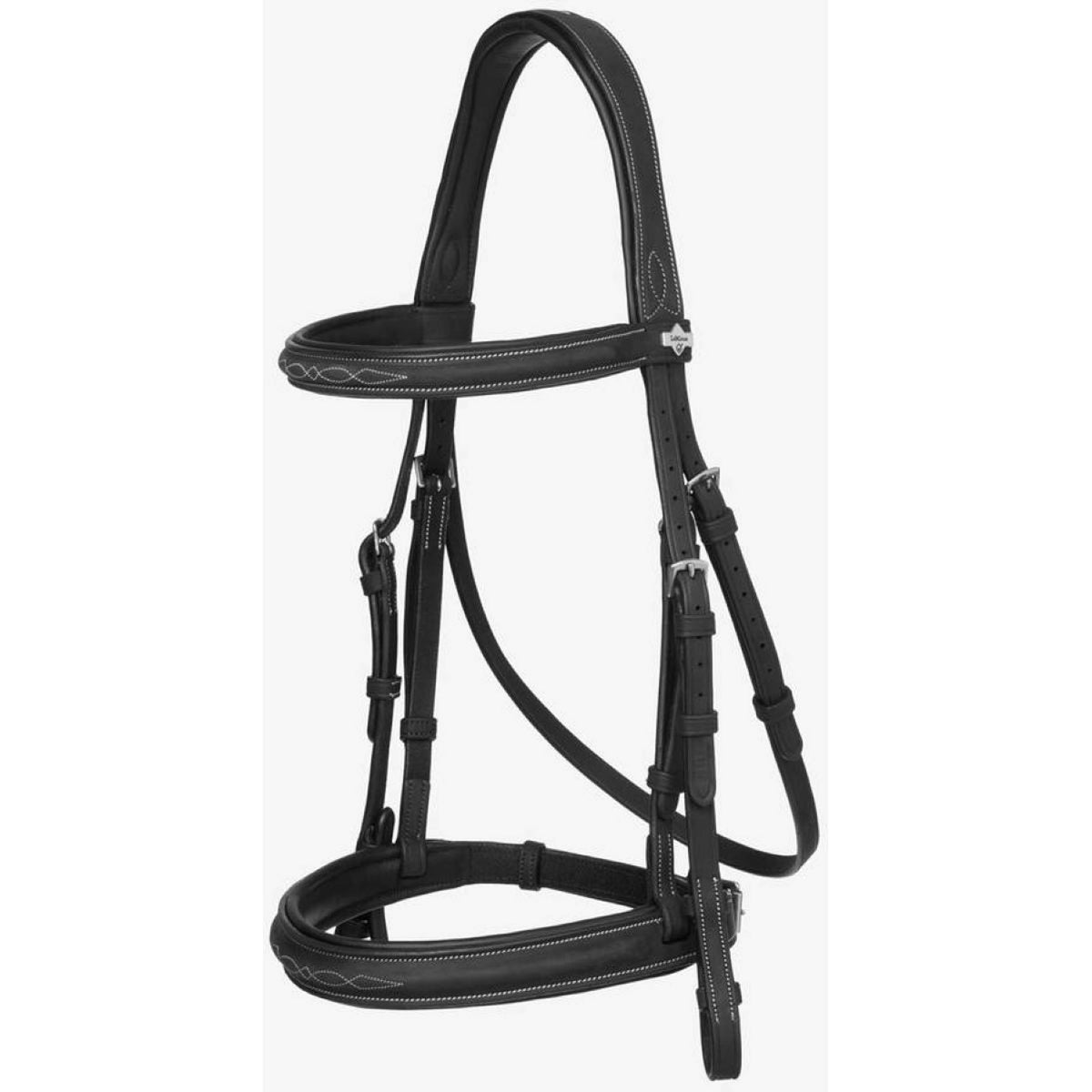 LeMieux Bride Stitched Hunter Noir/Argent