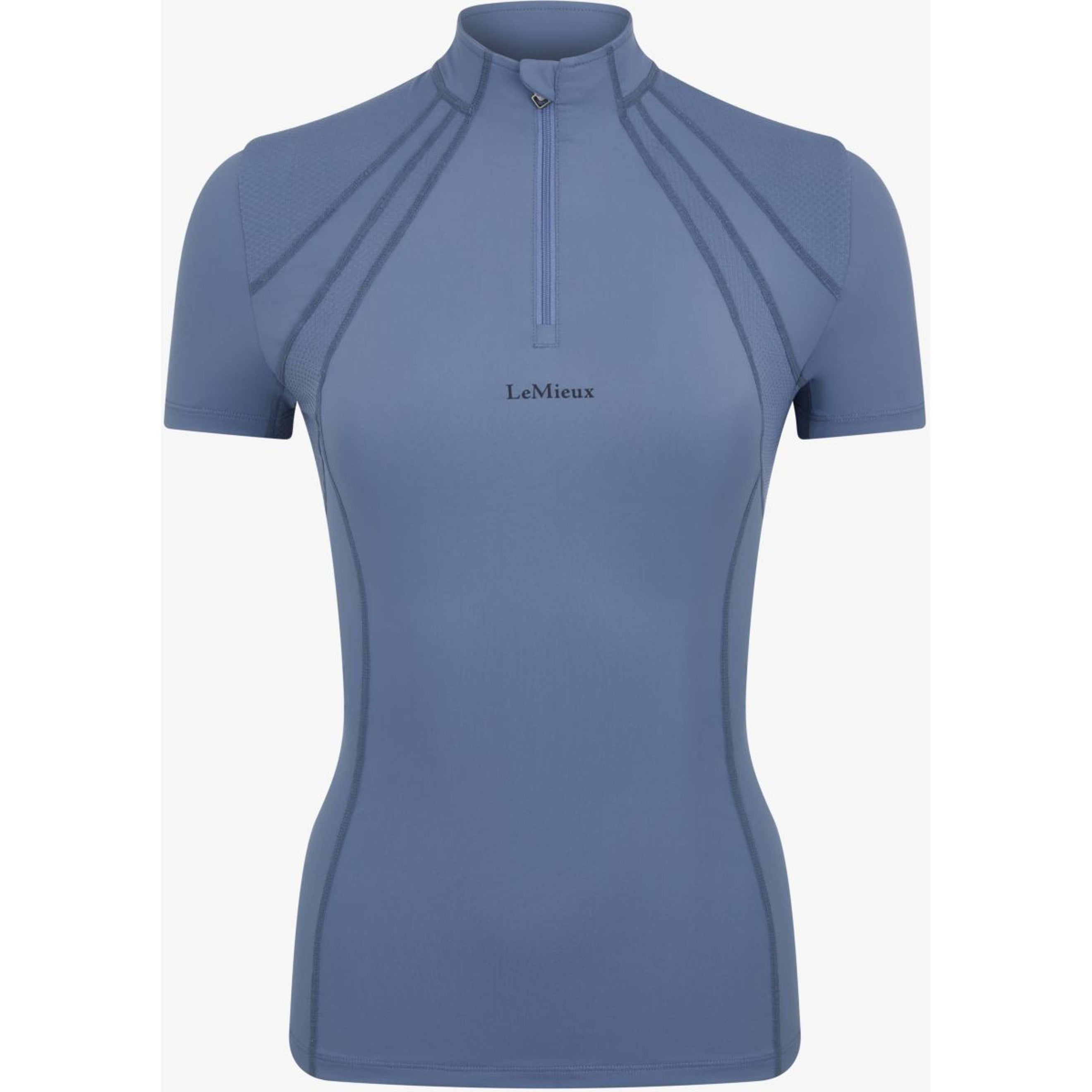 LeMieux Baselayer Mia Mesh Manches Courtes Bleu glace