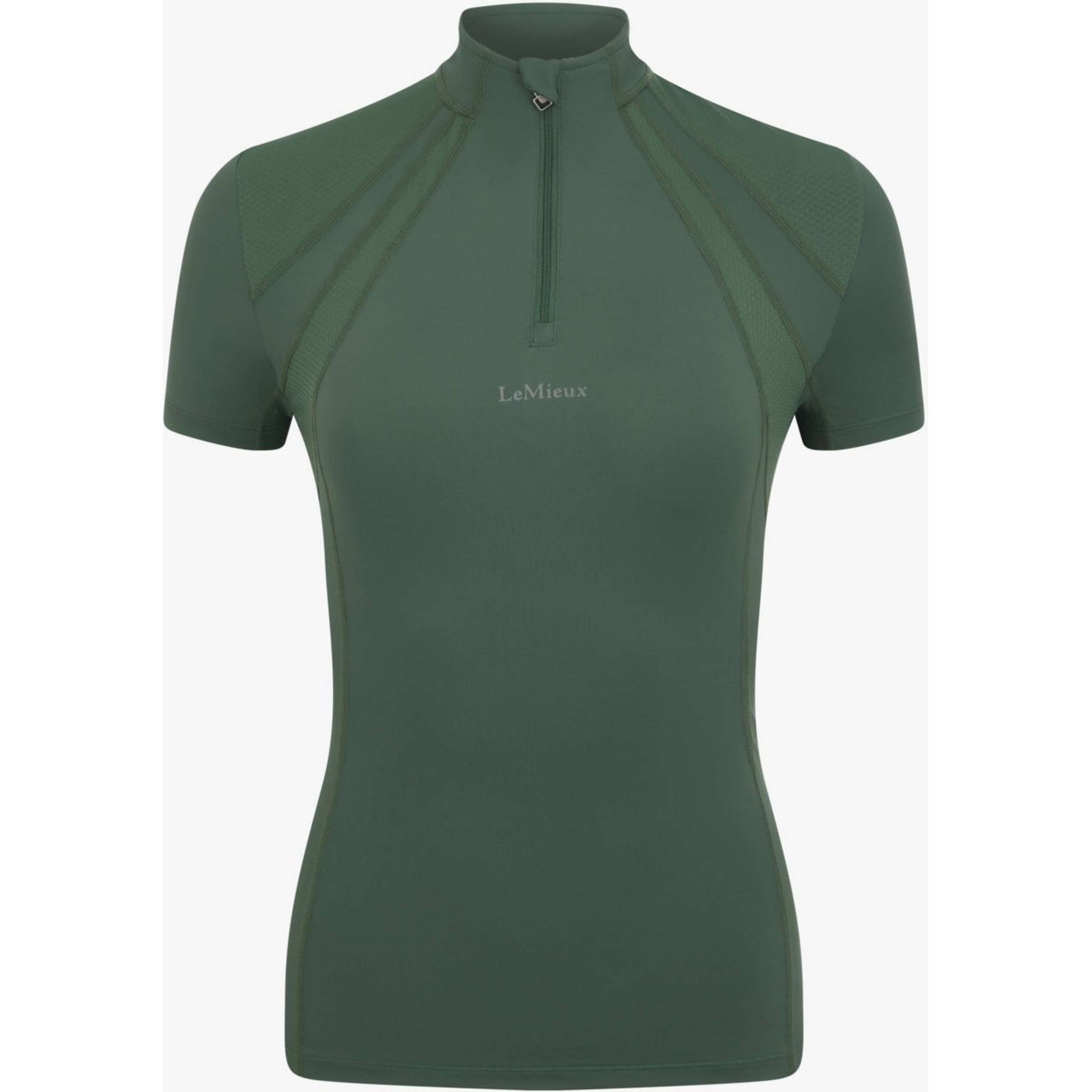 LeMieux Baselayer Mia Mesh Manches Courtes Hunter Green