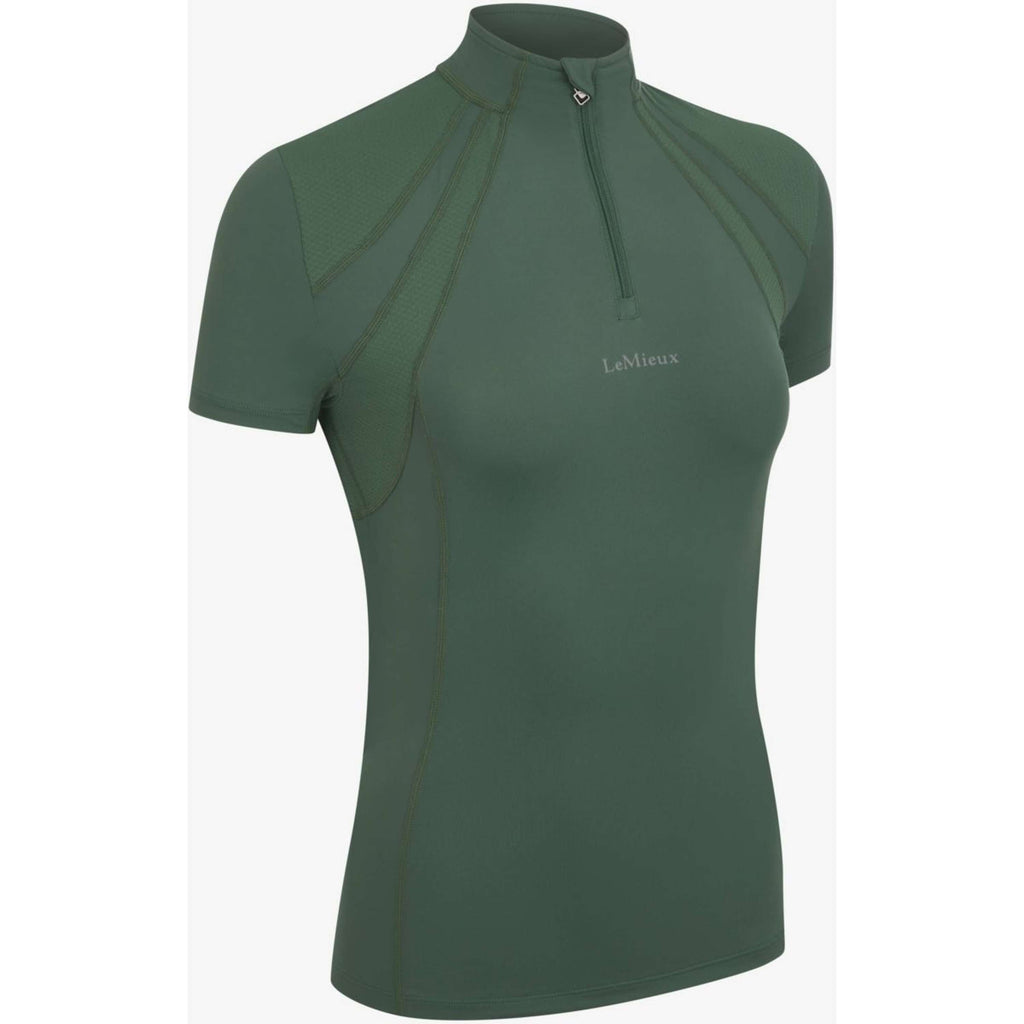 LeMieux Baselayer Mia Mesh Manches Courtes Hunter Green