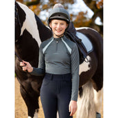 LeMieux Base Layer Young Rider Mia Mesh Petrol