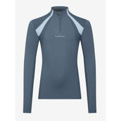 LeMieux Base Layer Young Rider Mia Mesh Petrol