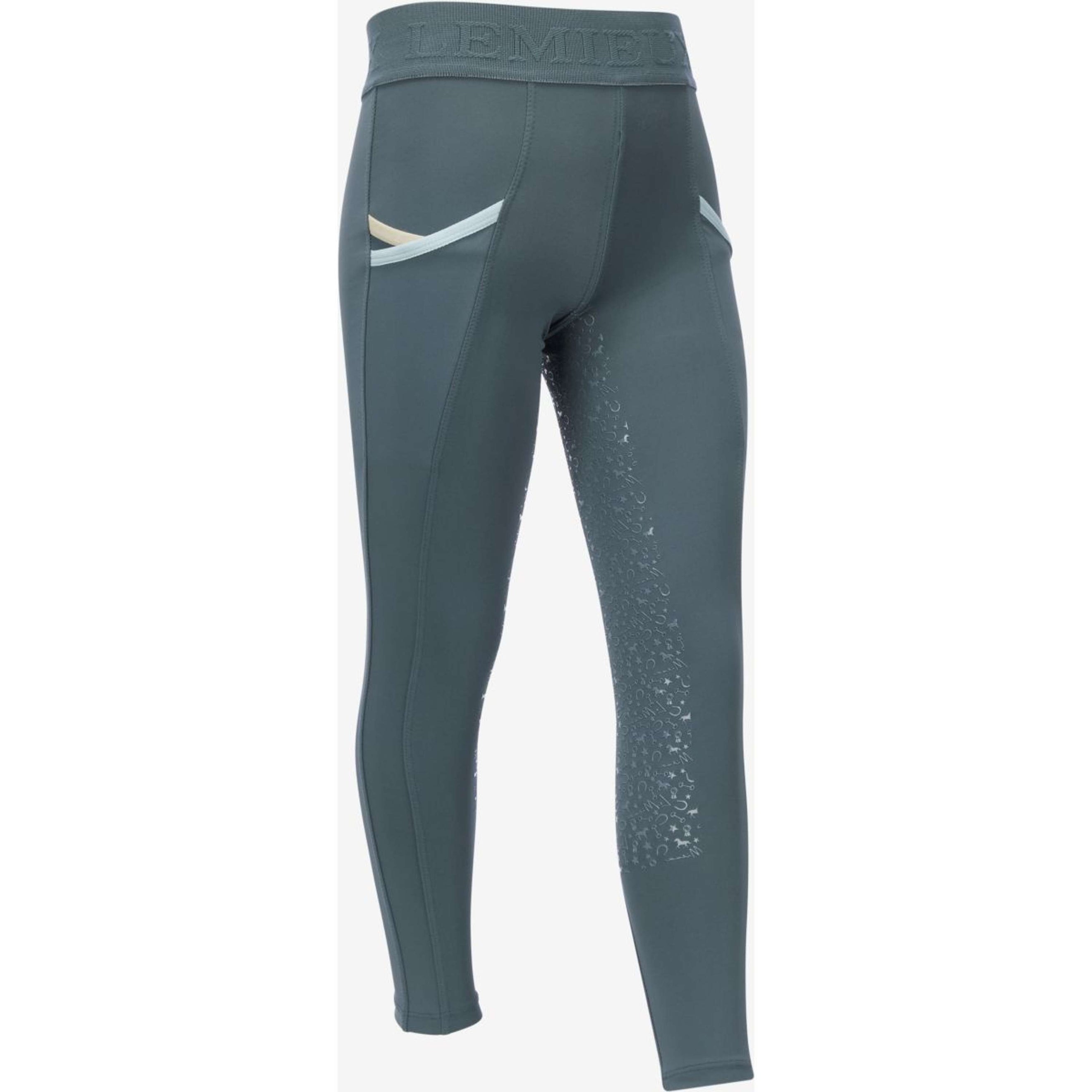 LeMieux Legging d'Équitation Mini Petrol