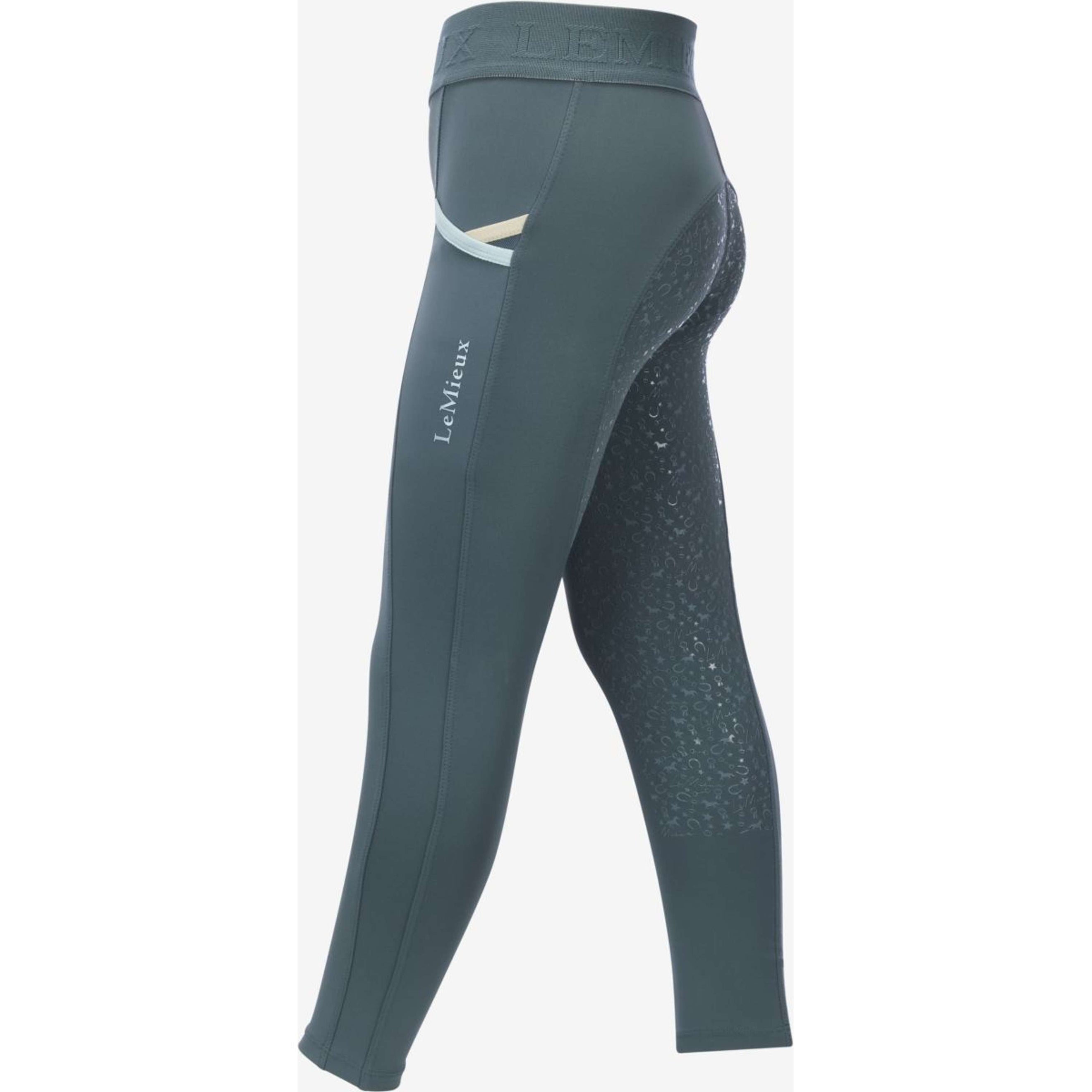 LeMieux Legging d'Équitation Mini Petrol