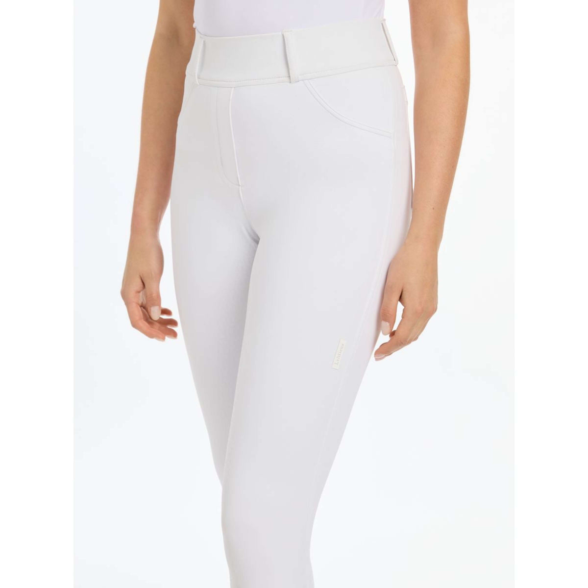 LeMieux Legging d'Équitation Demi Blanc