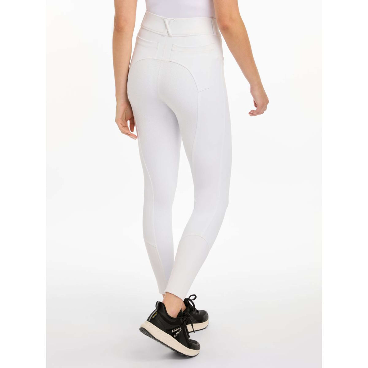 LeMieux Legging d'Équitation Demi Blanc