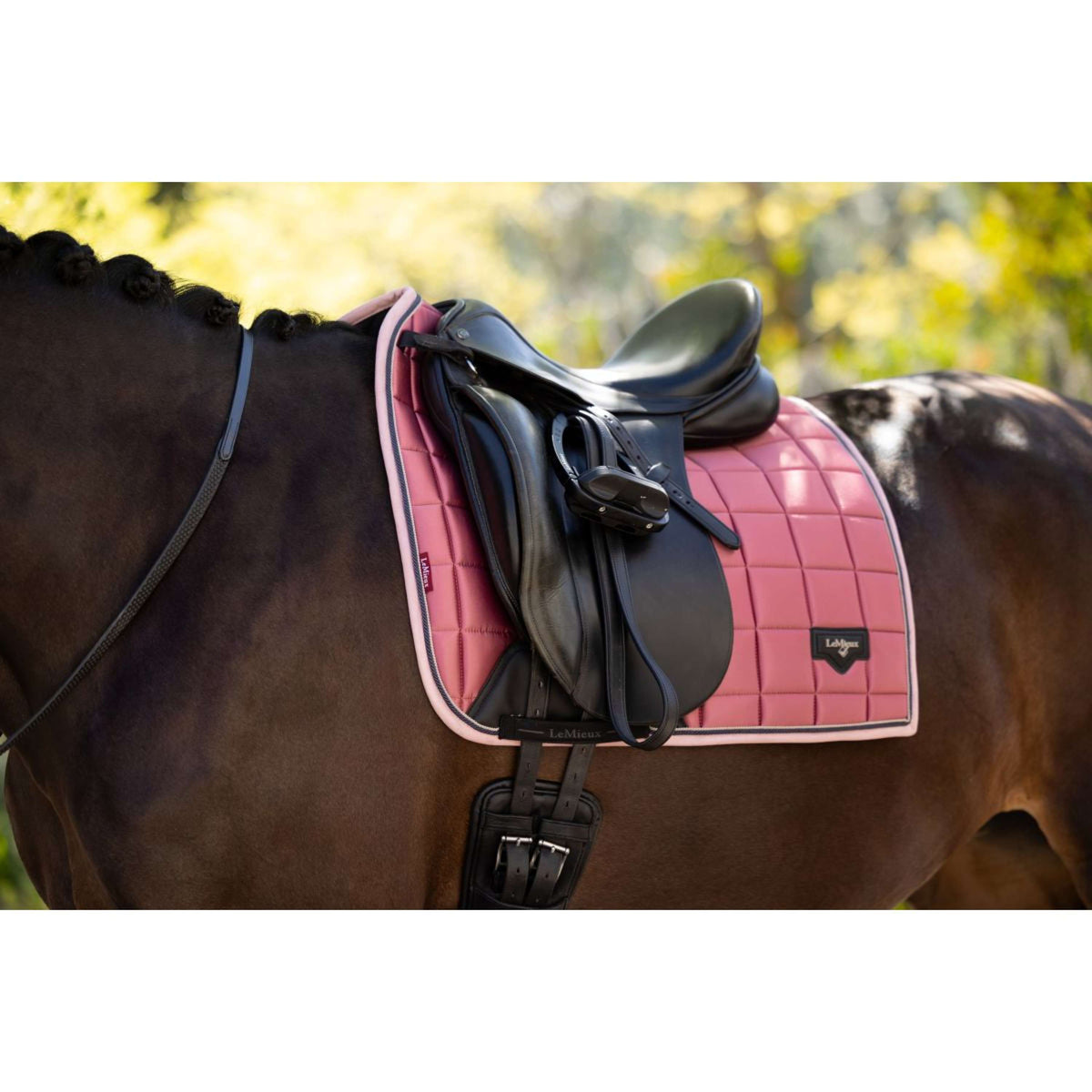 LeMieux Tapis de Selle Loire Classic Dressage Peony