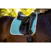 LeMieux Tapis de Selle Suede Square Dressage Lagoon