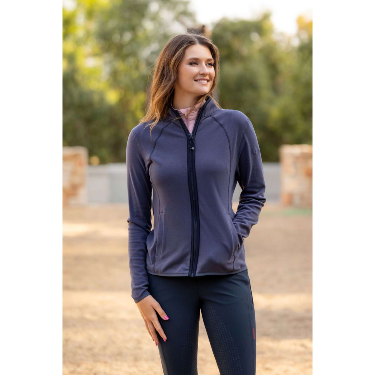 LeMieux Veste Faye Fleece Dusk Blue