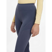 LeMieux Legging d'Équitation Lydia Mesh Dusk Blue