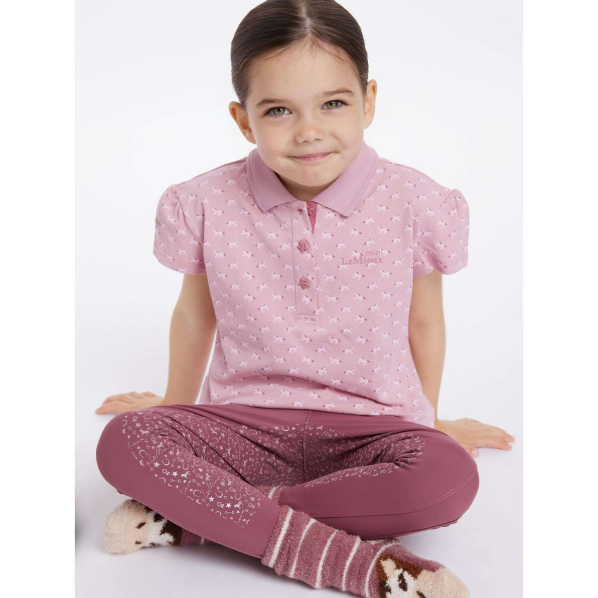 LeMieux Polo SS25 Mini Enfants Blossom