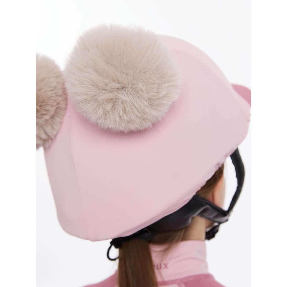 LeMieux Hat Silk Double Pom Enfants Blossom