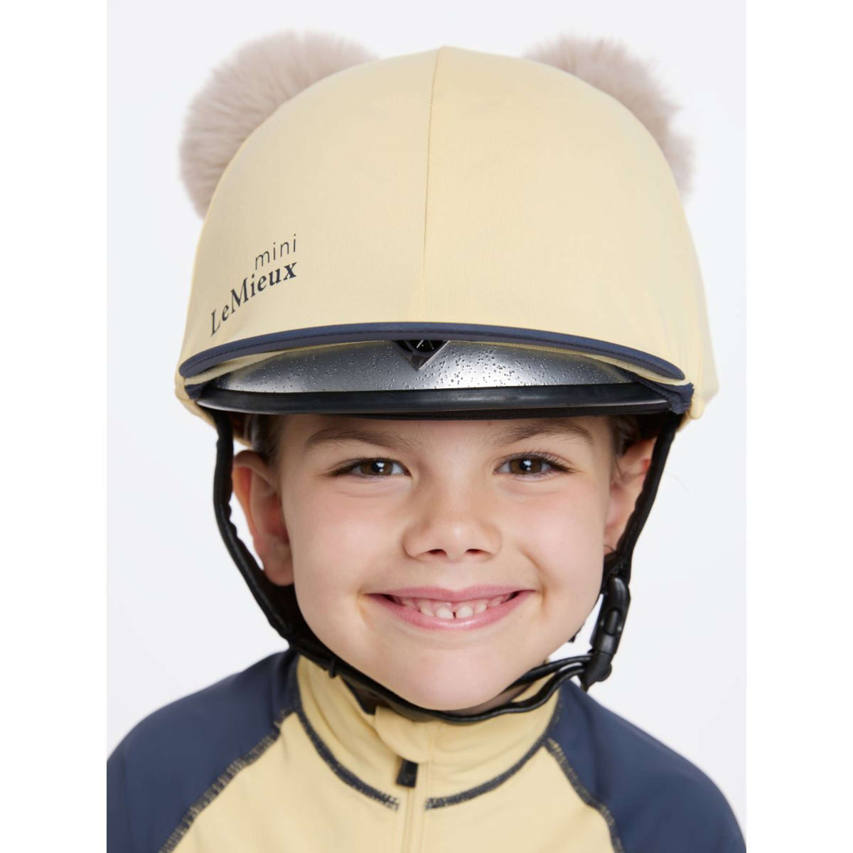 LeMieux Hat Silk Double Pom Enfants Mimosa