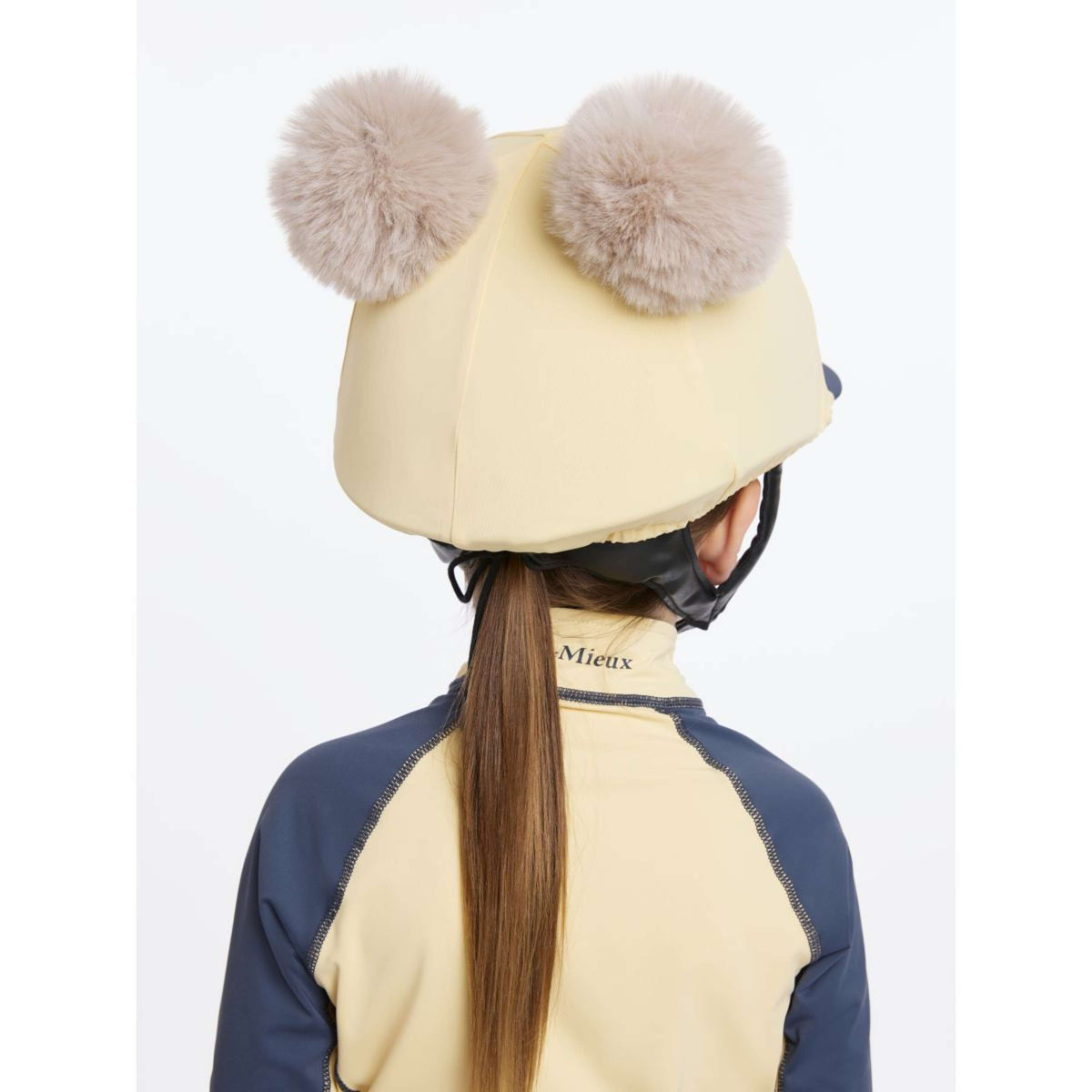 LeMieux Hat Silk Double Pom Enfants Mimosa