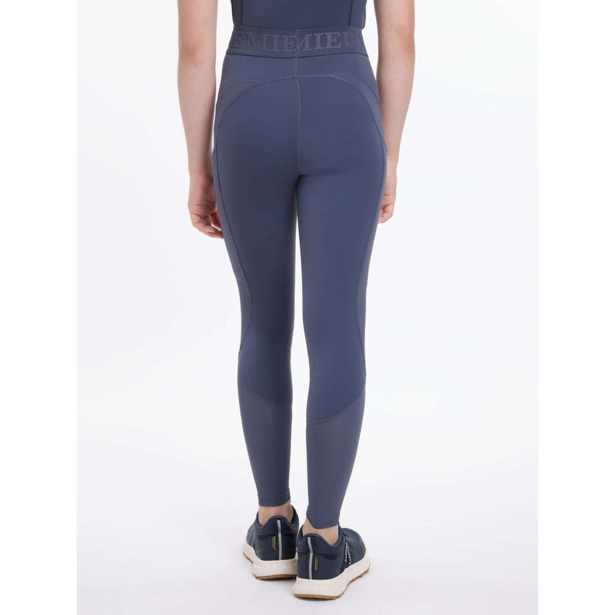 LeMieux Legging d'Équitation Lizzie Mesh Enfants Dusk Blue