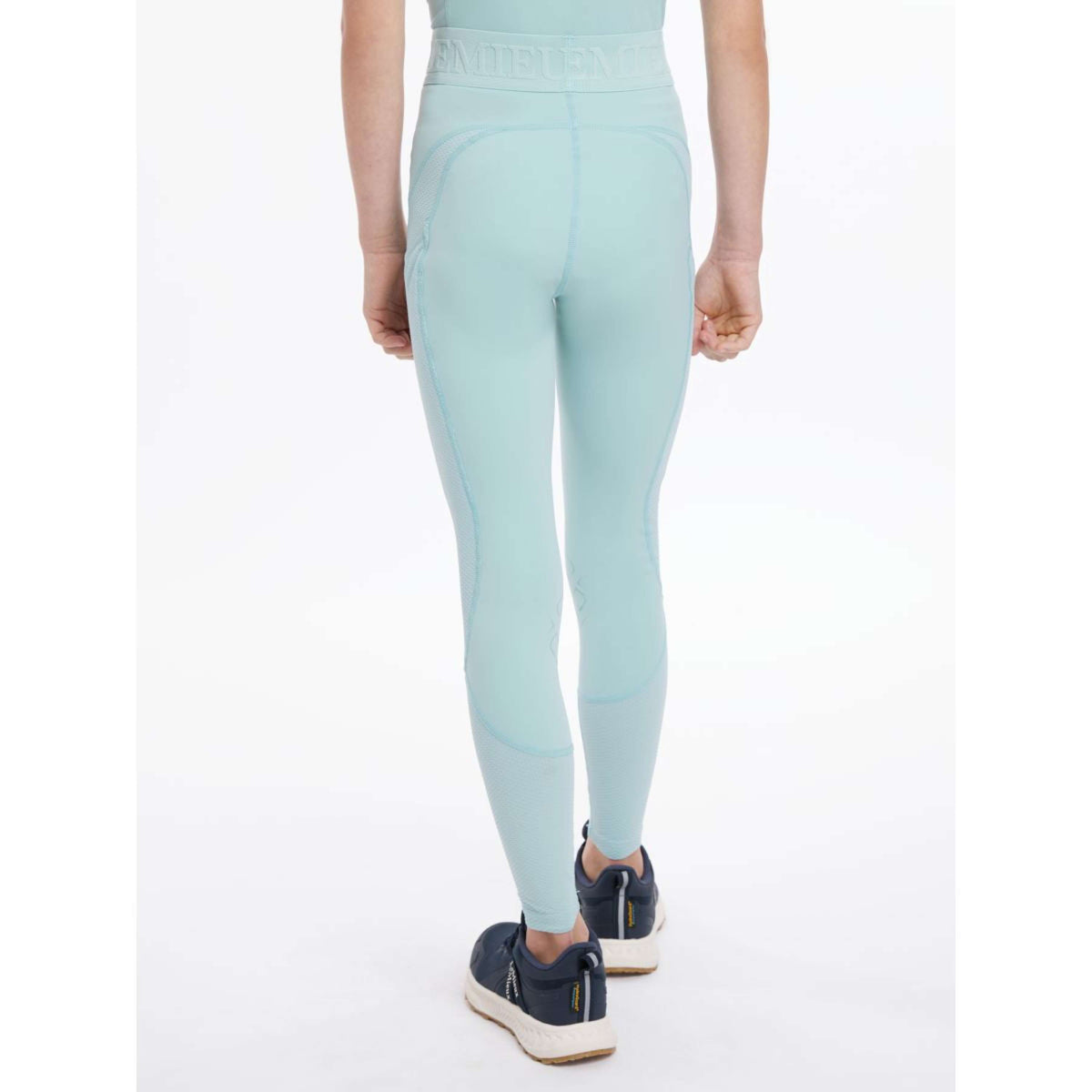 LeMieux Legging d'Équitation Lizzie Mesh Enfants Aqua