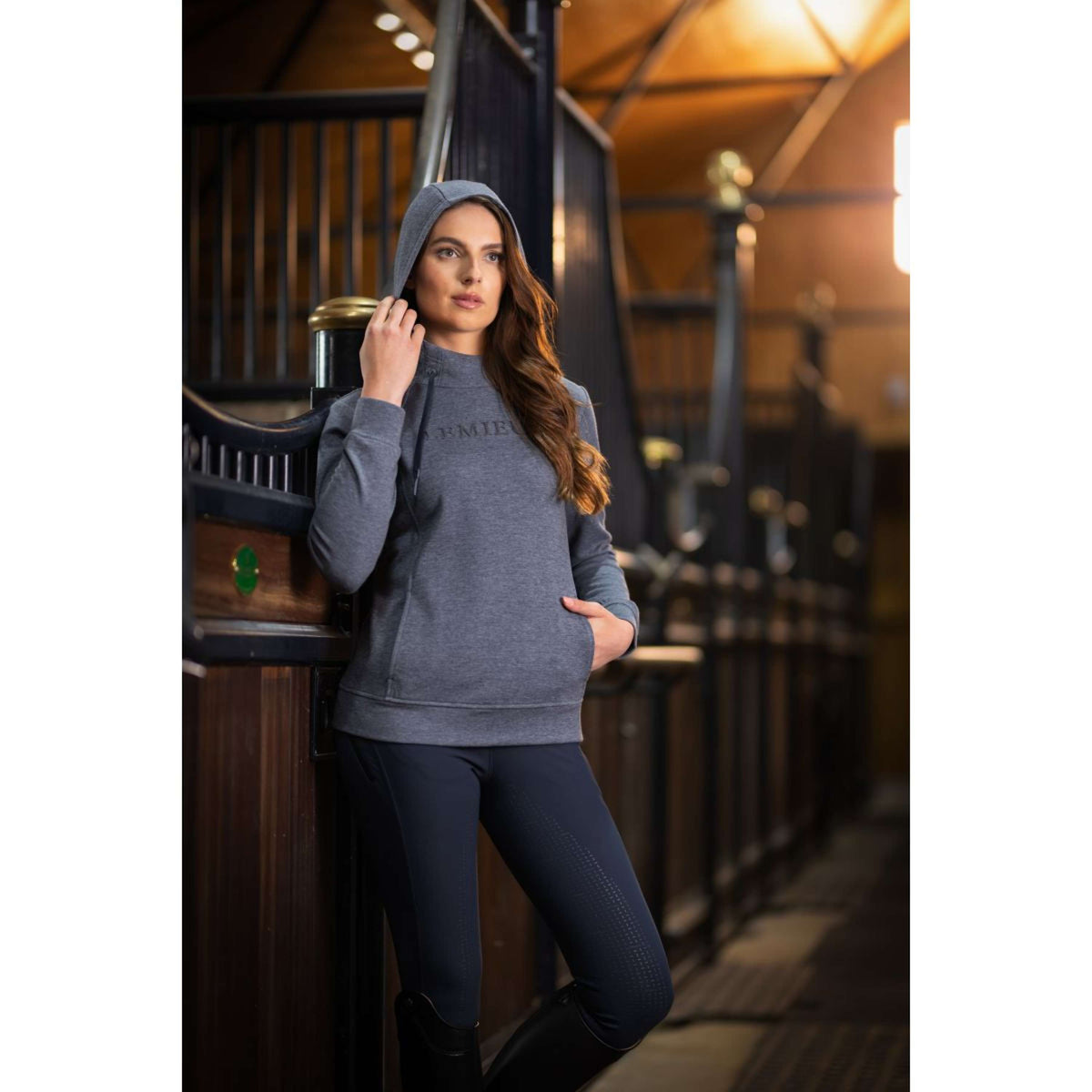 LeMieux Pull col Hoodie Martha Dusk Blue