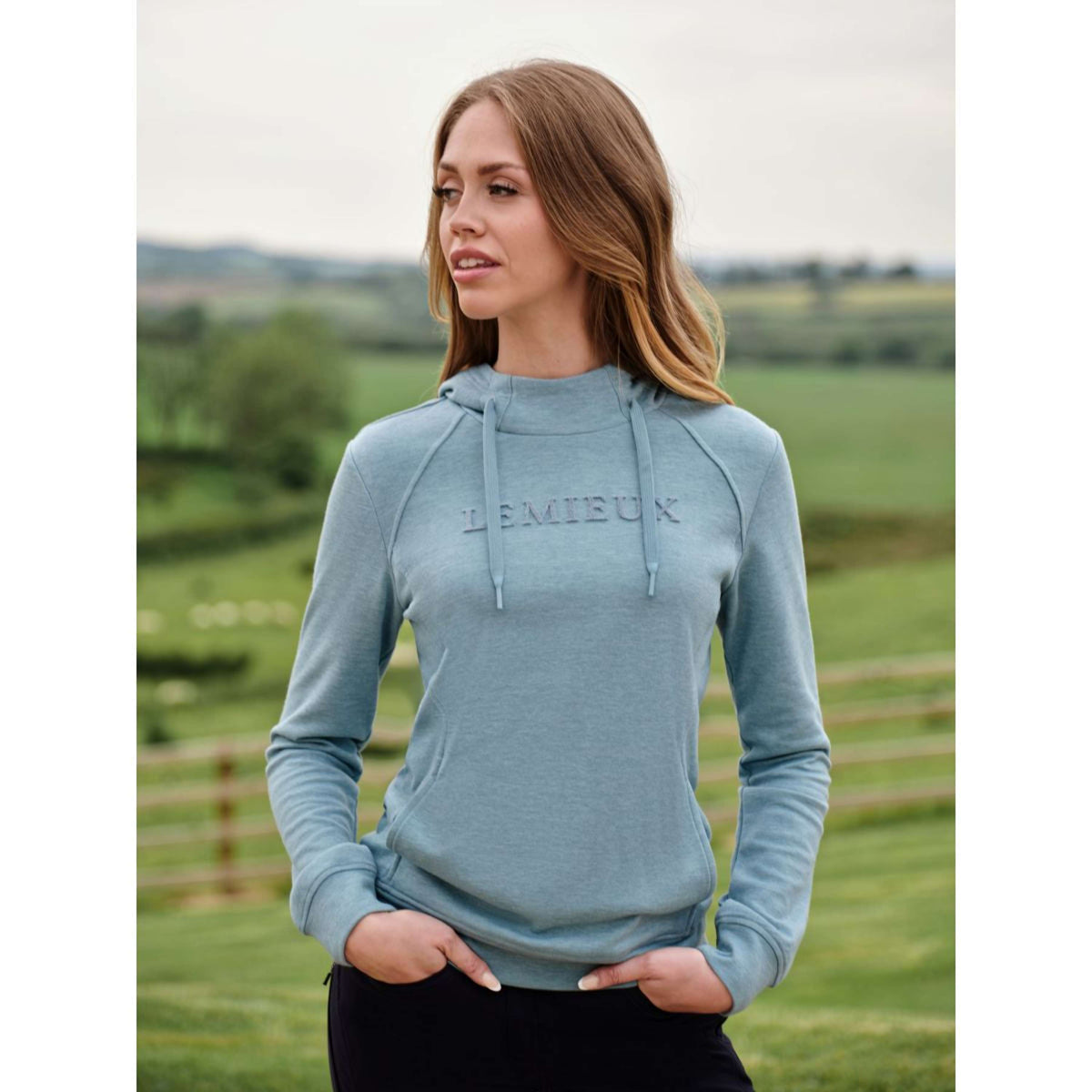 LeMieux Pull col Hoodie Martha Lagoon