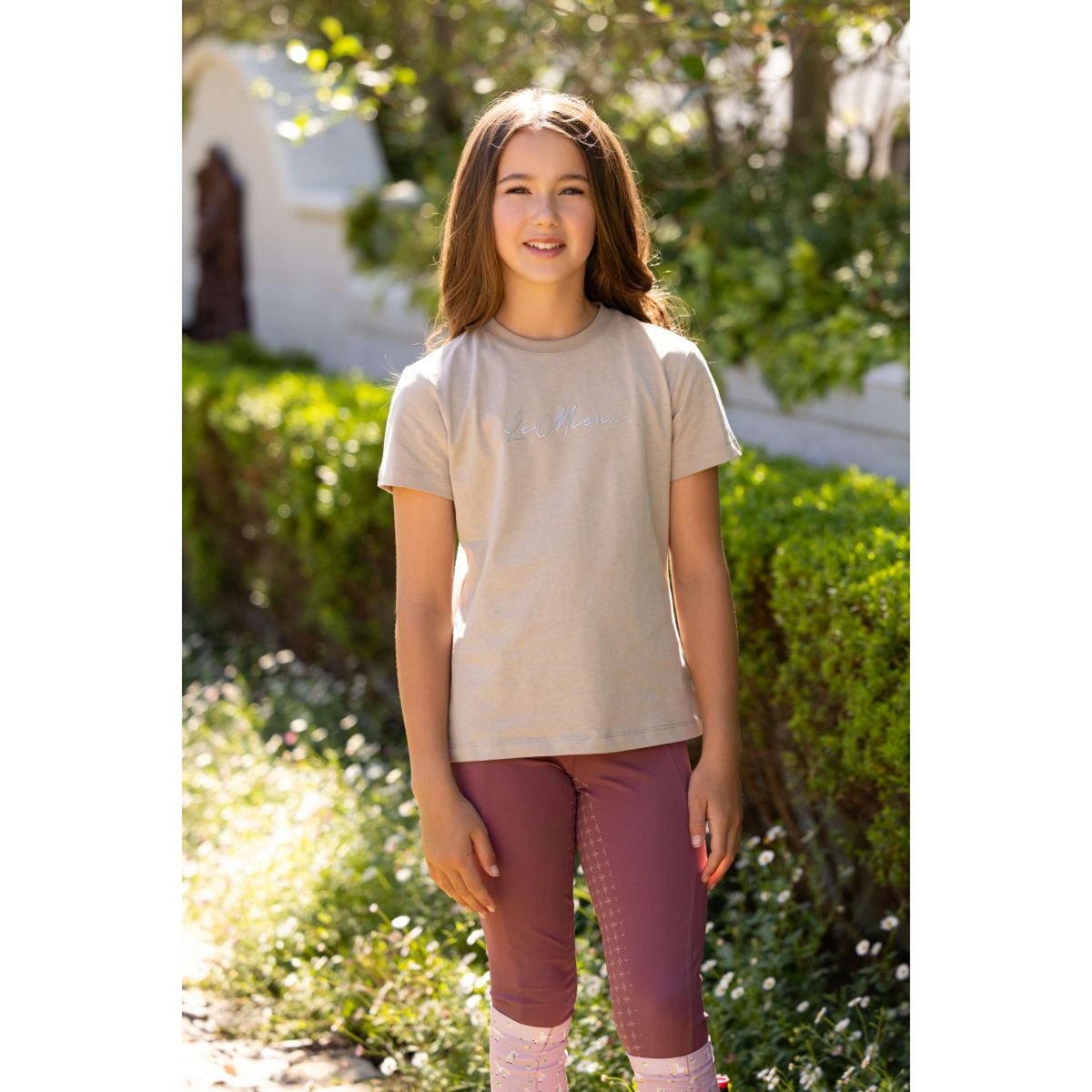 LeMieux T-Shirt Arianna Enfants Almond