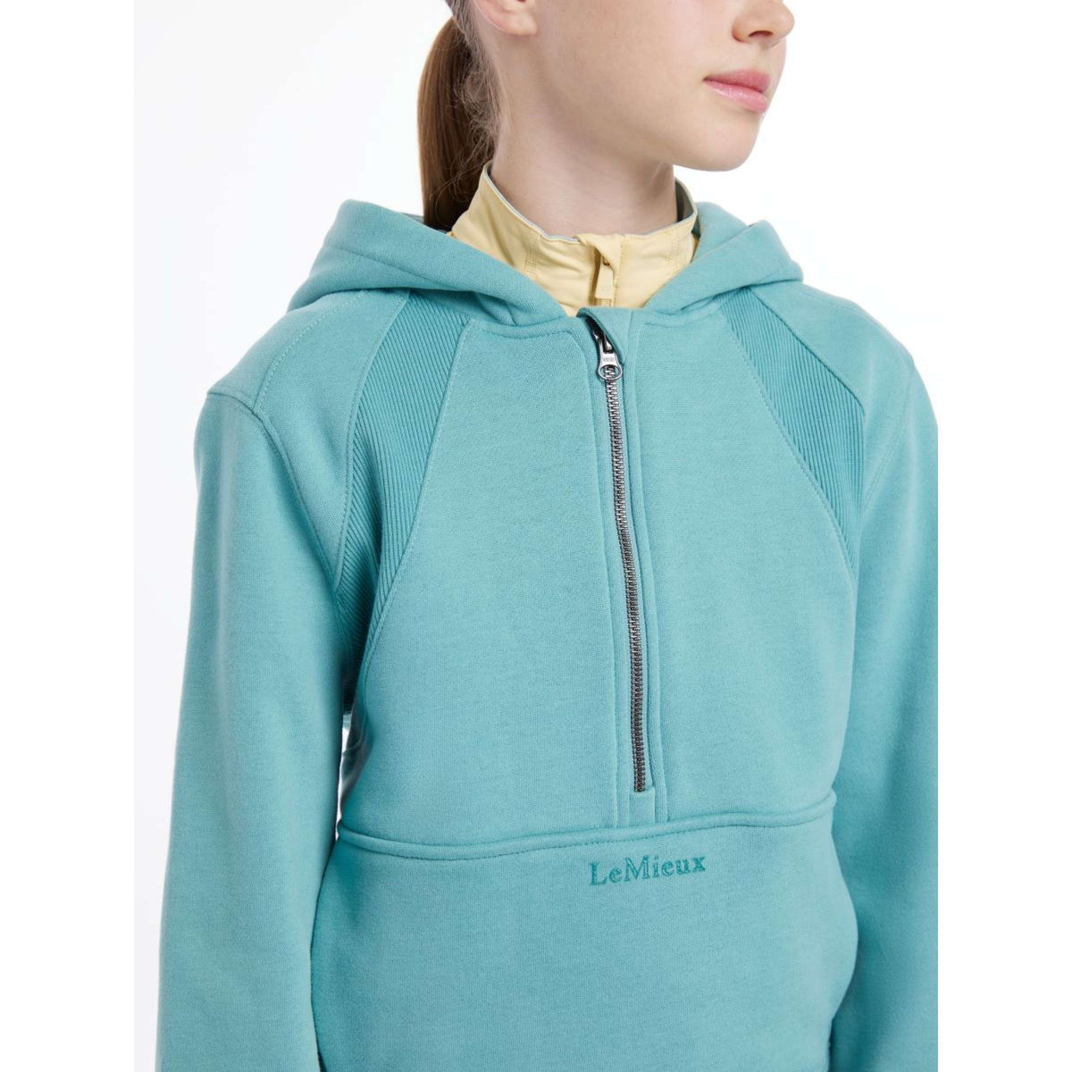 LeMieux Pull col Hoodie Harriet Pop Over Enfants Lagoon