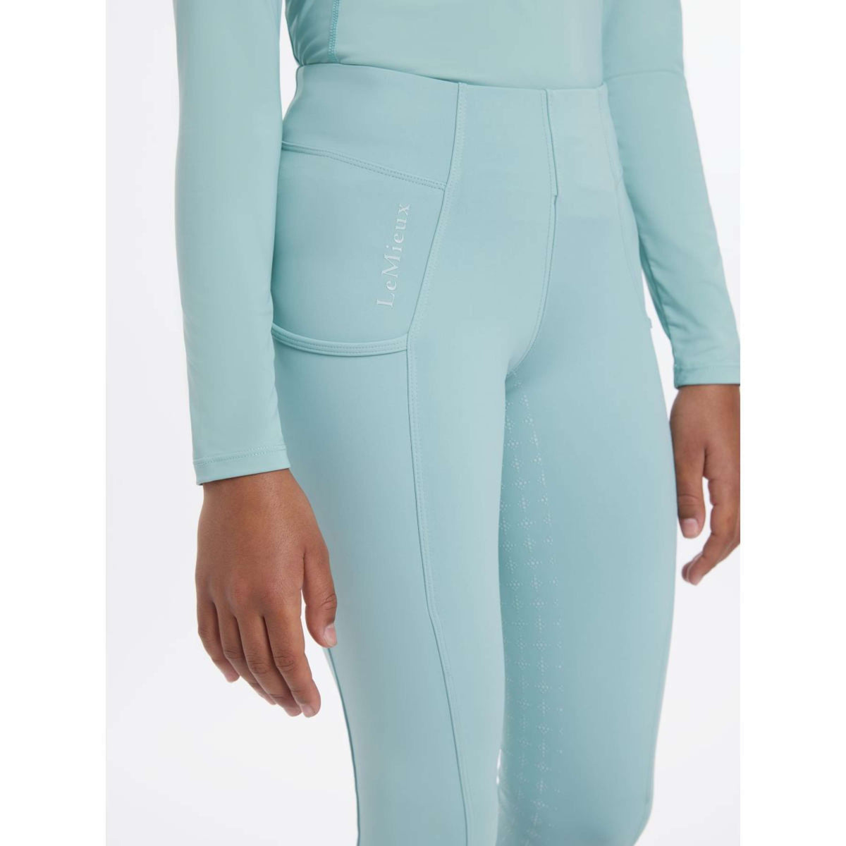 LeMieux Legging d'Équitation Orla Enfants Aqua