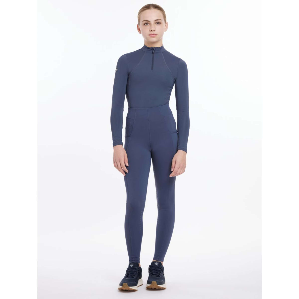 LeMieux Legging d'Équitation Orla Enfants Dusk Blue