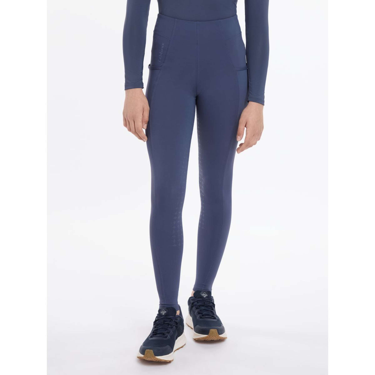 LeMieux Legging d'Équitation Orla Enfants Dusk Blue