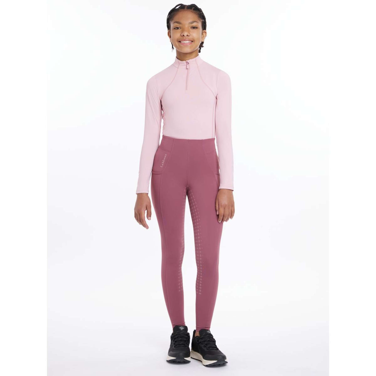 LeMieux Legging d'Équitation Orla Enfants Rosewood