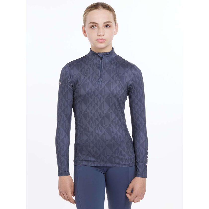 LeMieux Baselayer Clea Crew Enfants Dusk Blue