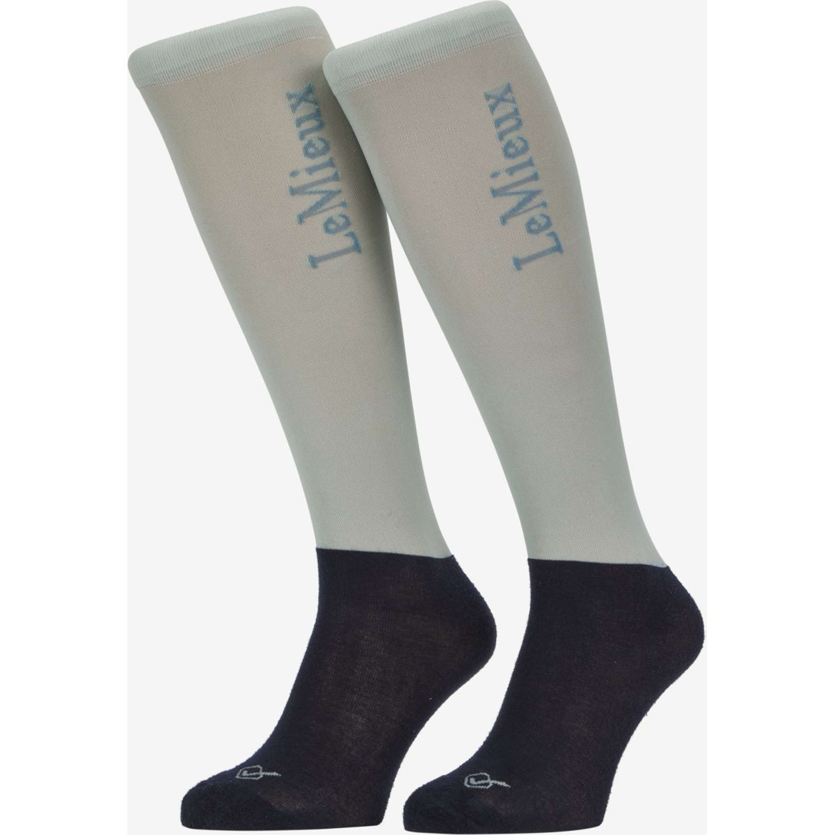 LeMieux Chaussettes de concours SS25 2-Pack Aqua