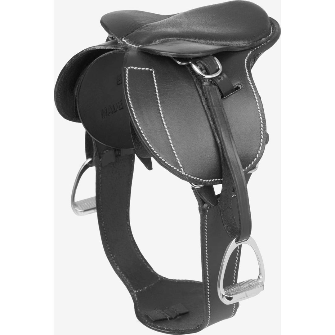 LeMieux Toy Pony Western Saddle For Kids | Mini Leather Saddle With Horn, Stirrups For Ages 3+