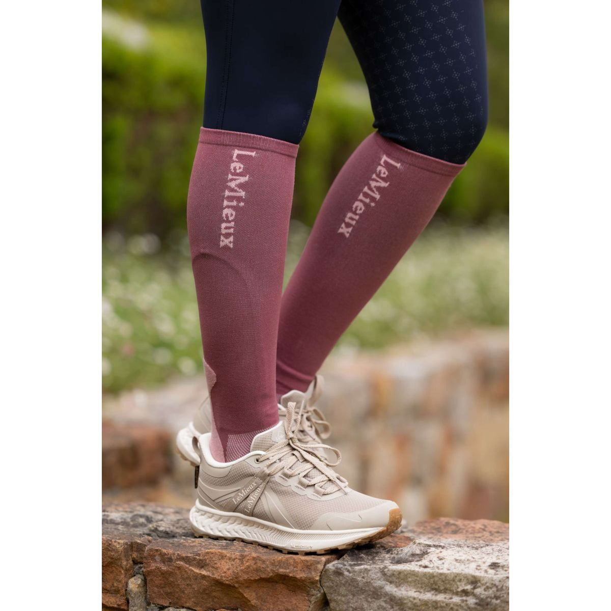 LeMieux Chaussettes d'Équitation Performance Rosewood