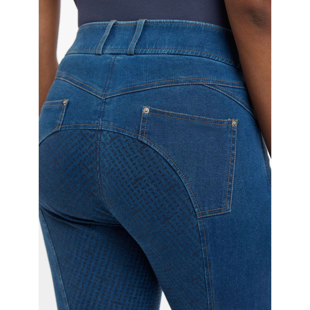 LeMieux Pantalon d'Équitation Dolly Denim Full Grip Denim