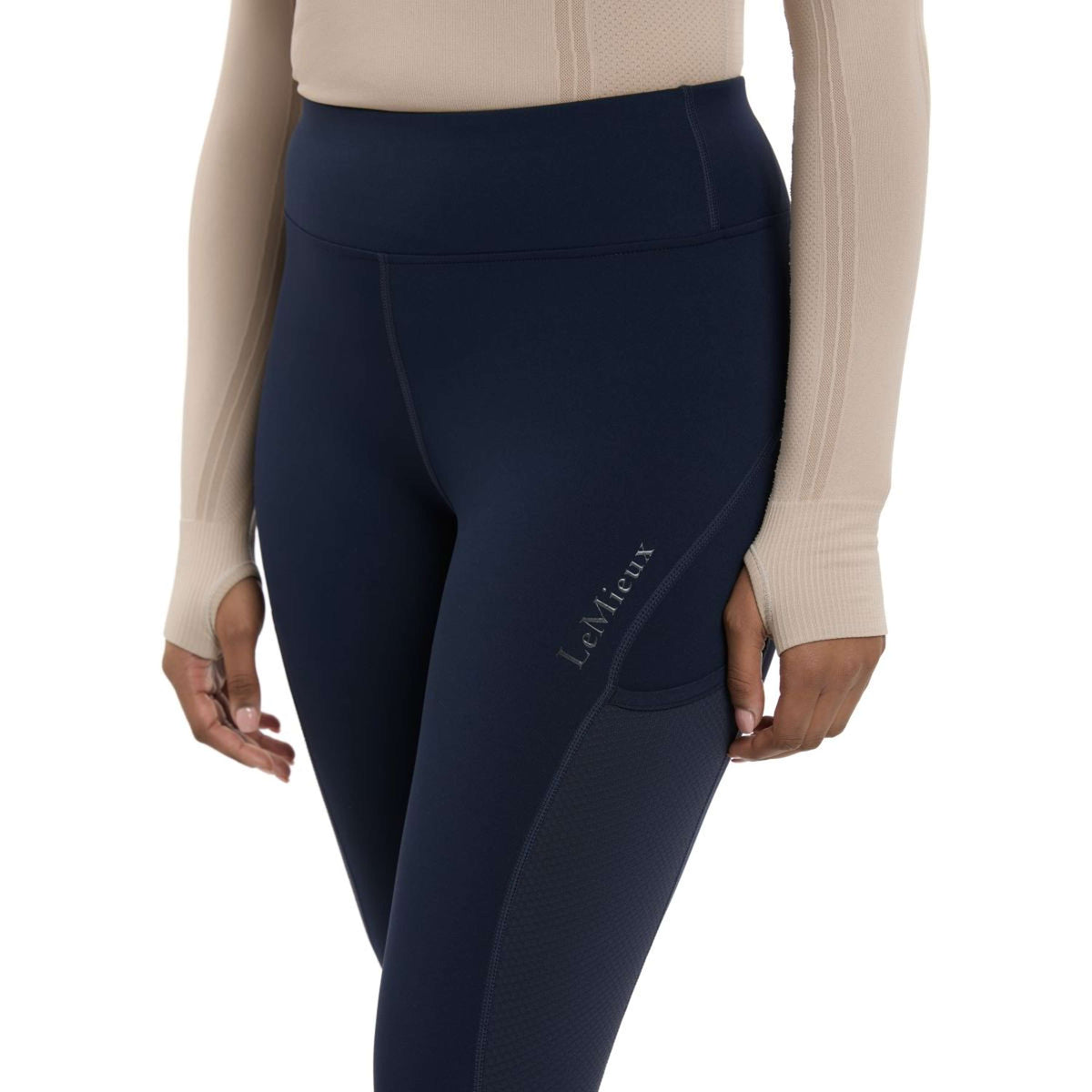 LeMieux Legging d'Équitation Lydia Mesh Marin