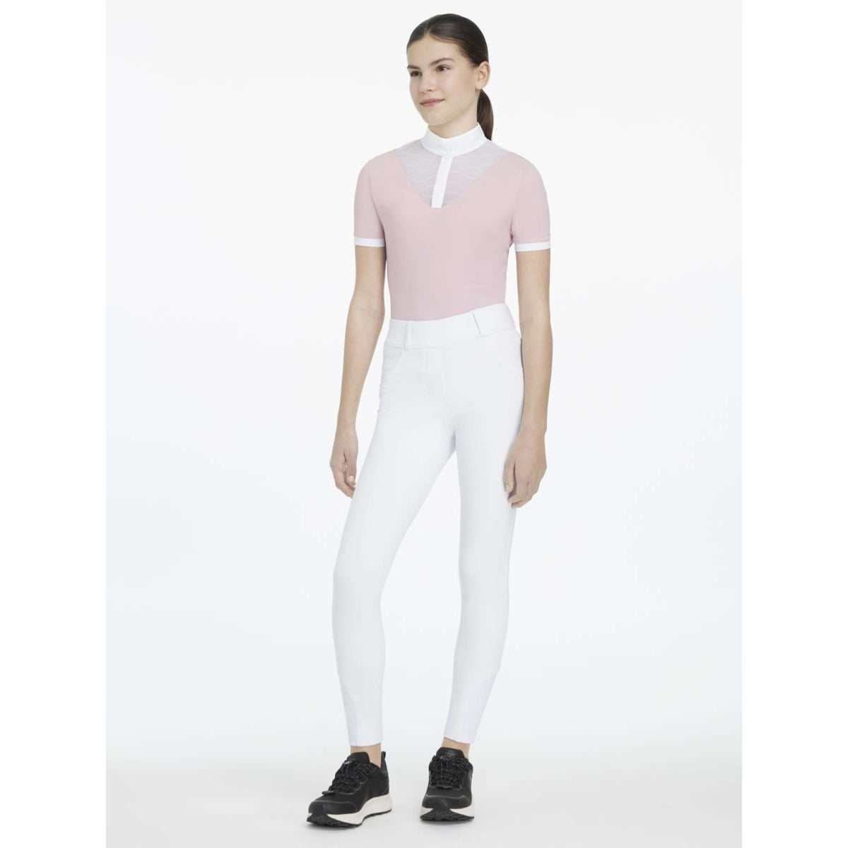 LeMieux Legging d'Équitation Remi Enfants Blanc