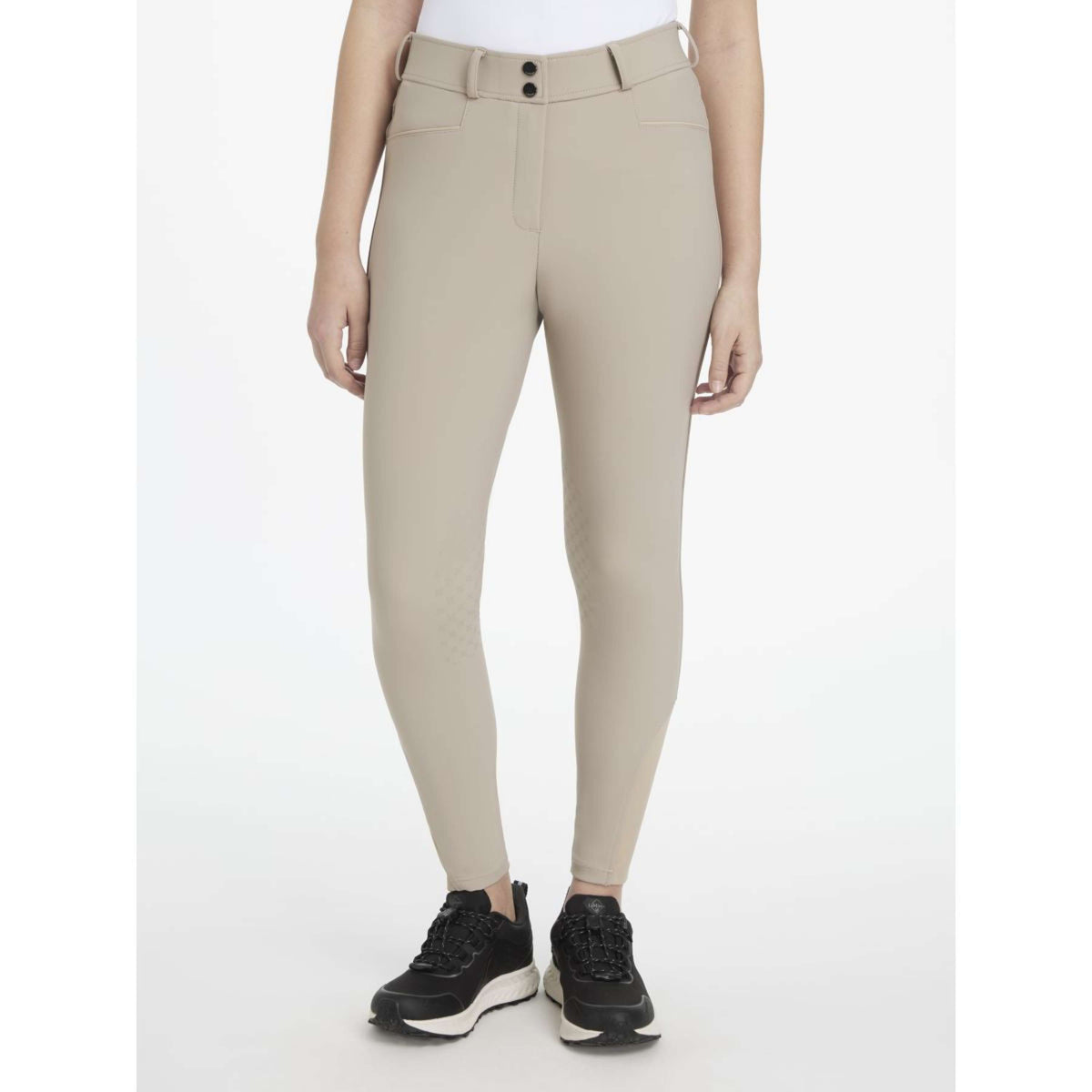 LeMieux Pantalon d'Équitation Isabelle Full Grip Almond