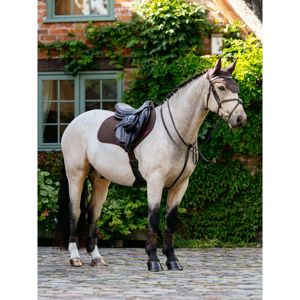 LeMieux Tapis de Selle Brilliance Close Contact Square de Saut Espresso